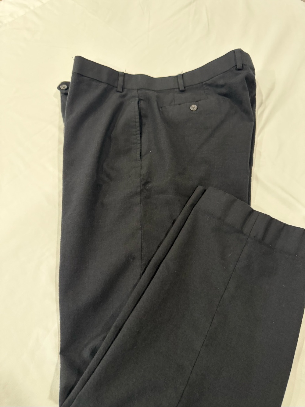 Ralph Lauren Men's Black Straight-Leg Dress Pants - Picture 6 of 6